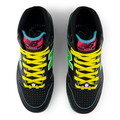 New Balance NB Numeric 480 High Black with Lime Green