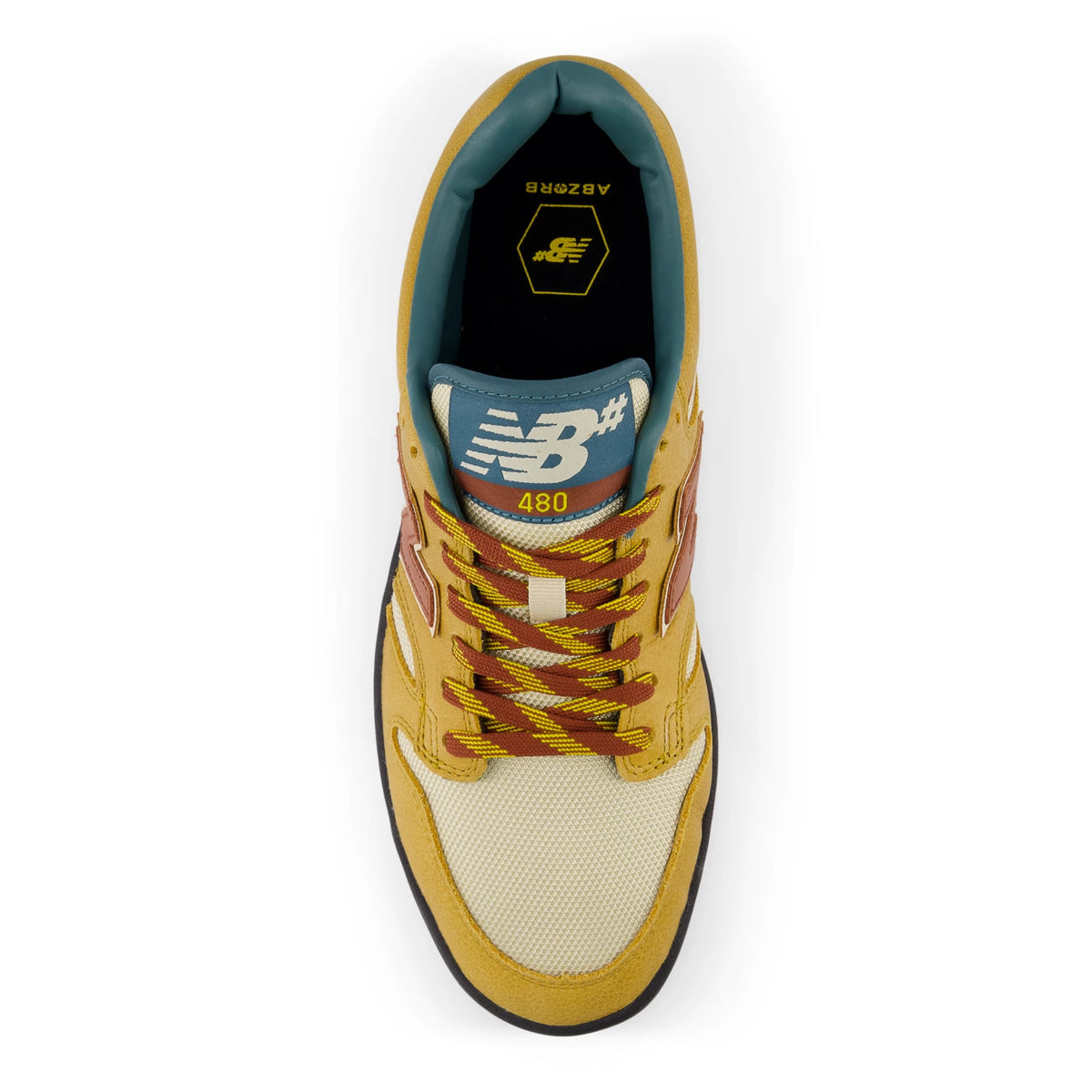New Balance NB Numeric 480 Tan with Burgundy