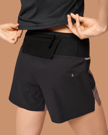 On Ultra Shorts Grape | Black (Women'S)