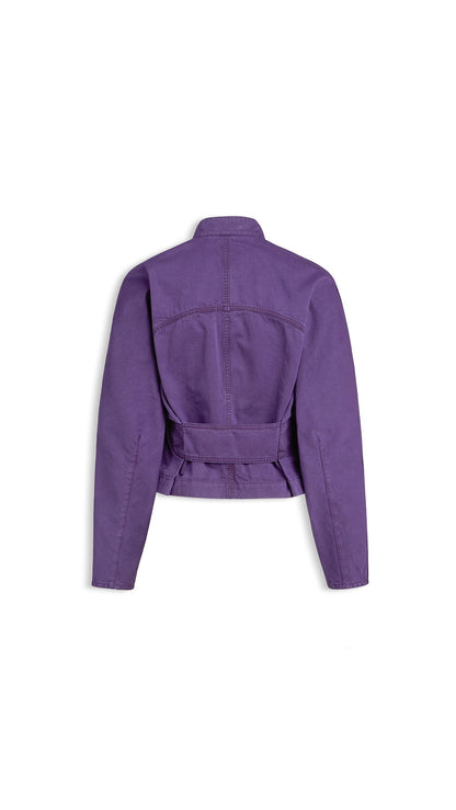 Alaïa Round Denim Jacket