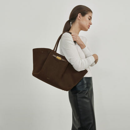 DeMellier The New York mocha suede & mocha smooth