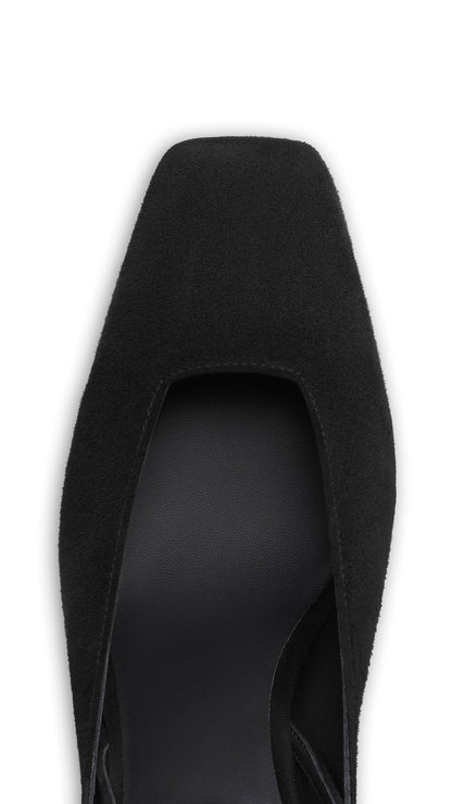 Alaïa Wave Wedge Pumps In Suede