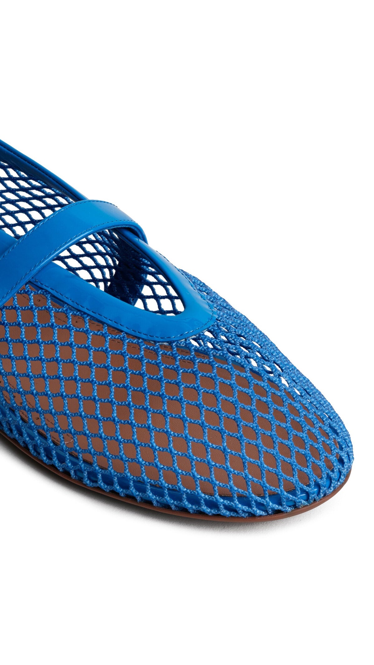 Alaïa Ballet Flats In Fishnet