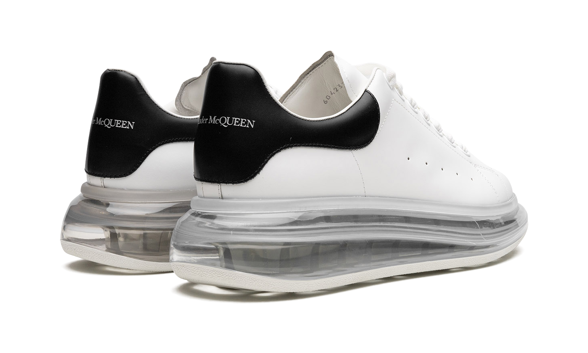 Alexander McQueen Oversized Clear Sole Black