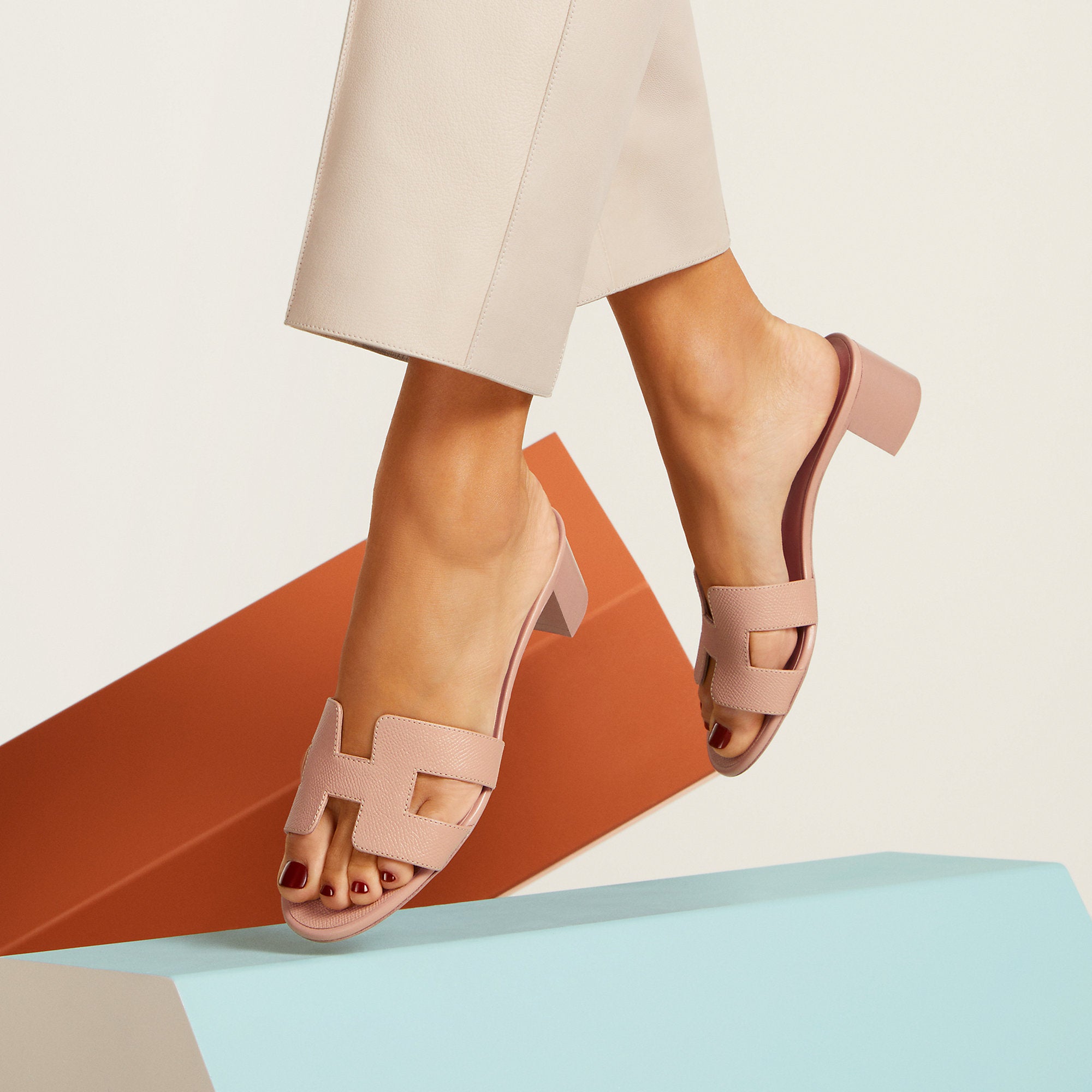  Hermes Oasis Sandal Beige Perlino