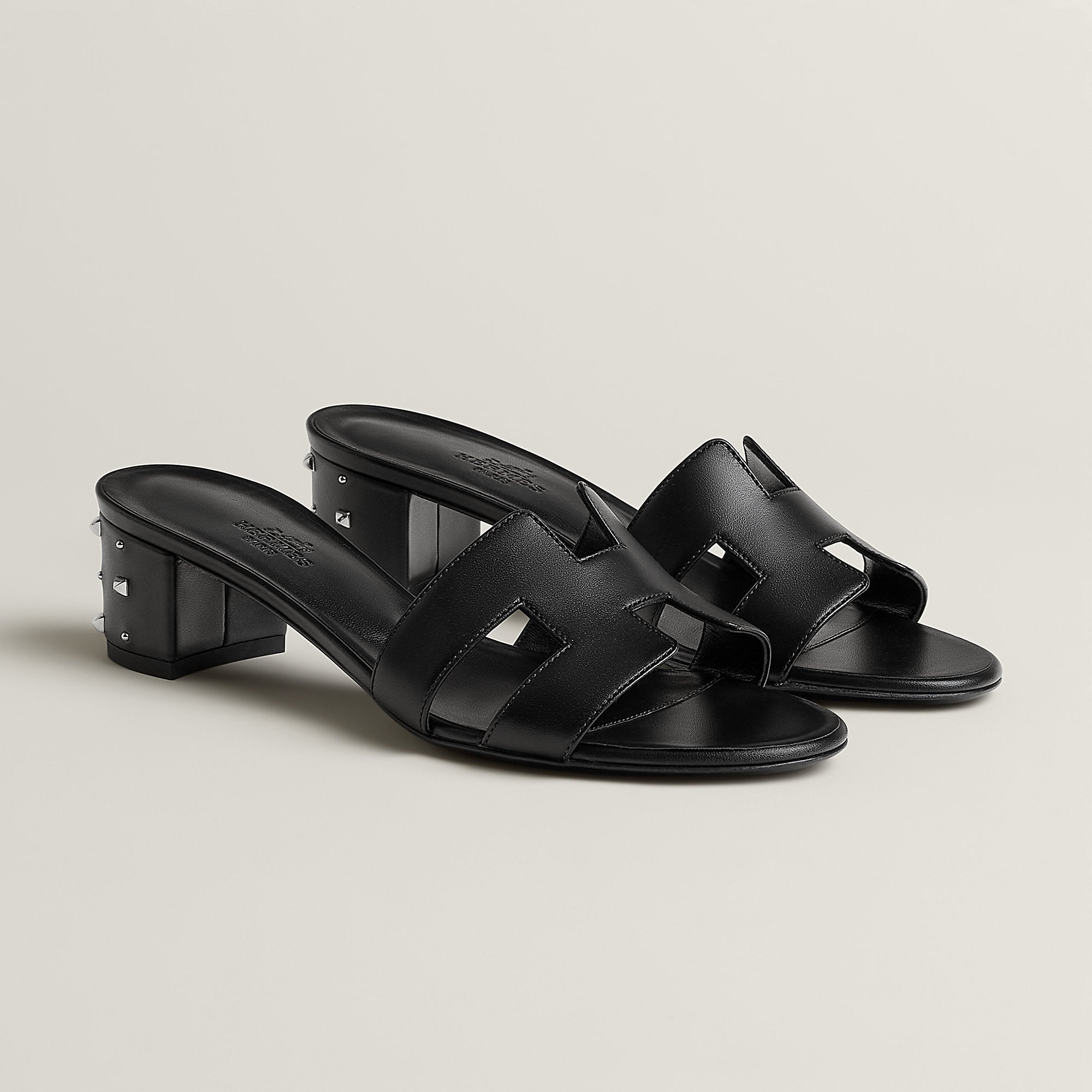  Hermes Oasis Sandal Noir