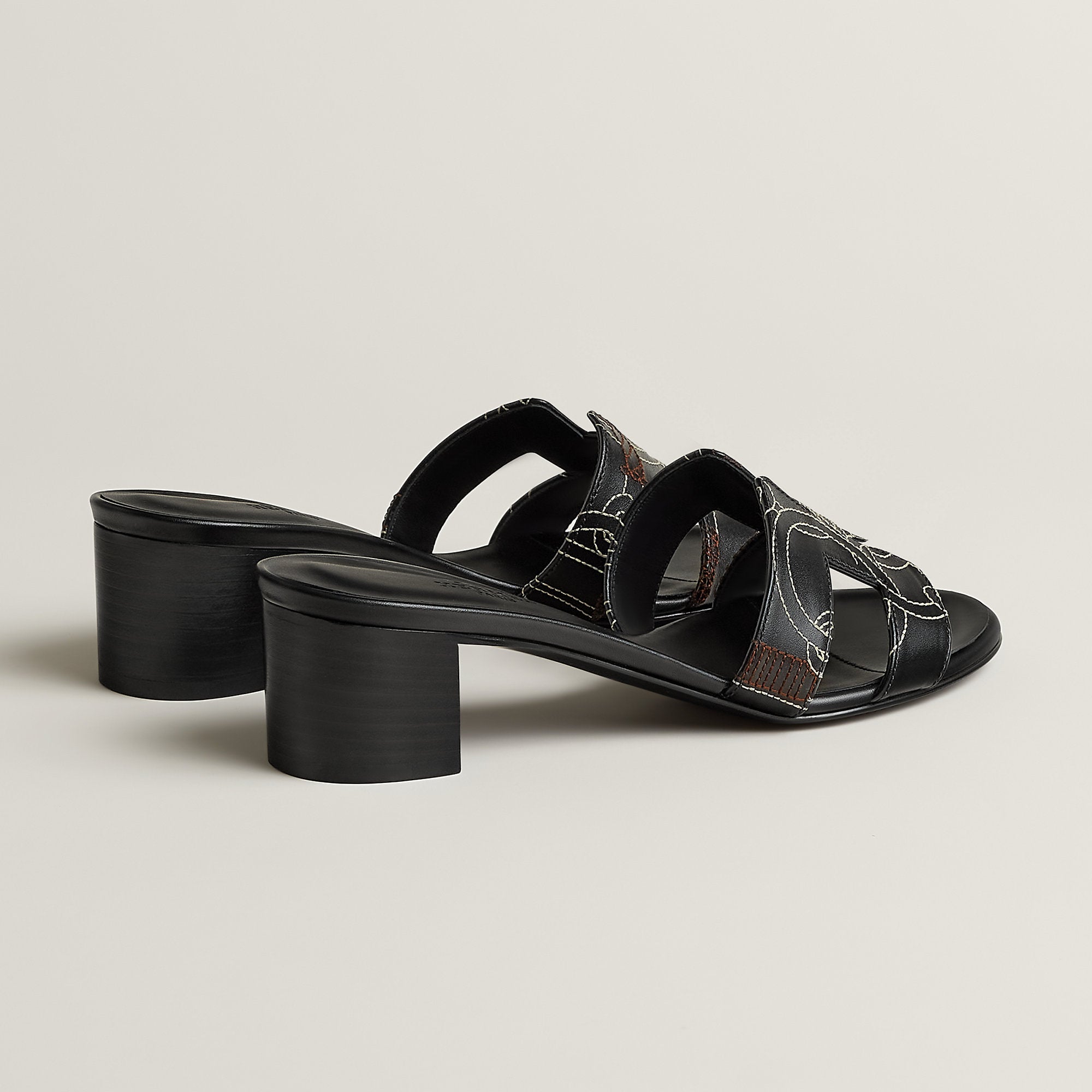  Hermes Oasis Sandal Noir