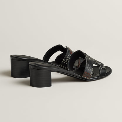  Hermes Oasis Sandal Noir