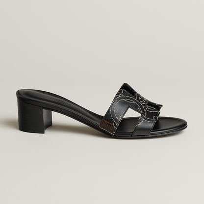  Hermes Oasis Sandal Noir