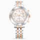 Swarovski Octea Chrono Watch Swiss Made Metal Bracelet Rose Gold Tone Mixed Metal Finish SW5672937