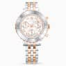 Swarovski Octea Chrono Watch Swiss Made Metal Bracelet Rose Gold Tone Mixed Metal Finish SW5672937