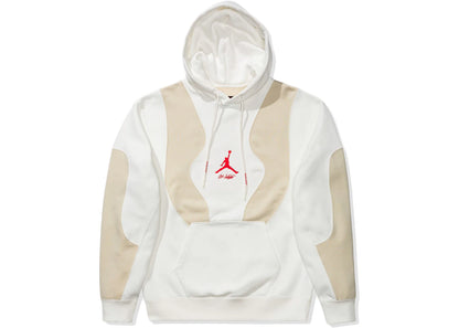 off-white x jordan hoodie (us sizing) white
