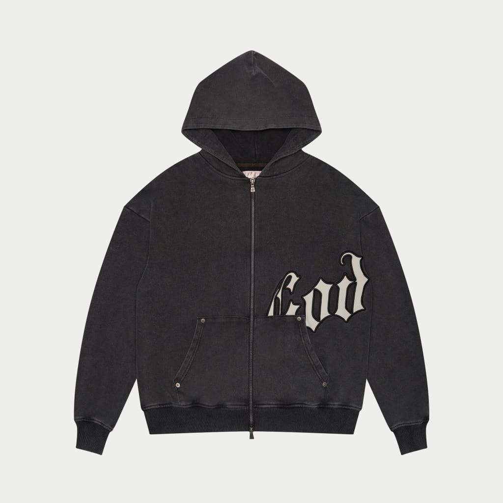 Godspeed Og Logo Sweatsuit V2 (Black Washed)