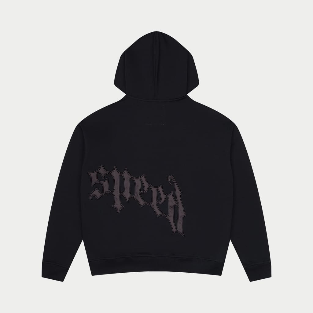 Godspeed Og Logo Sweatsuit V2 (Black Satin / Black)