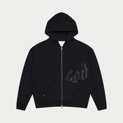 Godspeed Og Logo Sweatsuit V2 (Black Satin / Black)