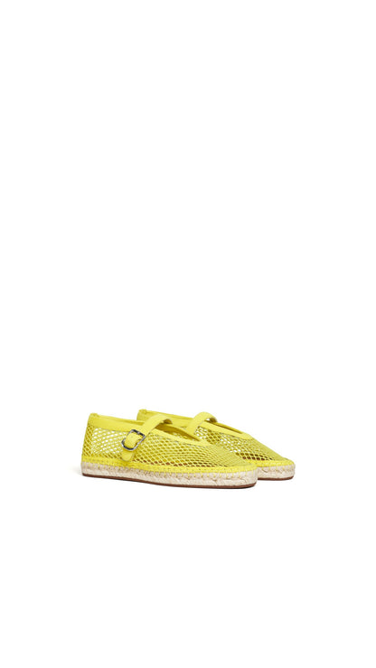 Alaïa Espadrilles In Fishnet And Suede