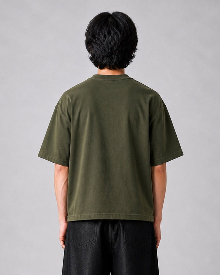OLIVE SIGNATURE TEE
