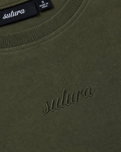 OLIVE SIGNATURE TEE