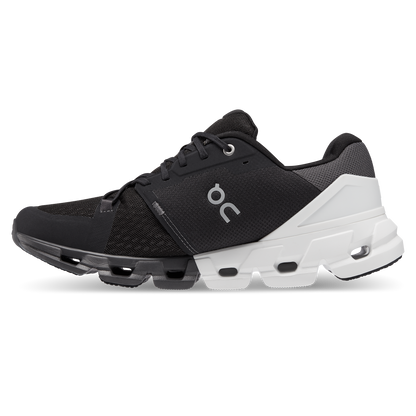 On Cloudflyer 4 Wide Black White (Women'S)