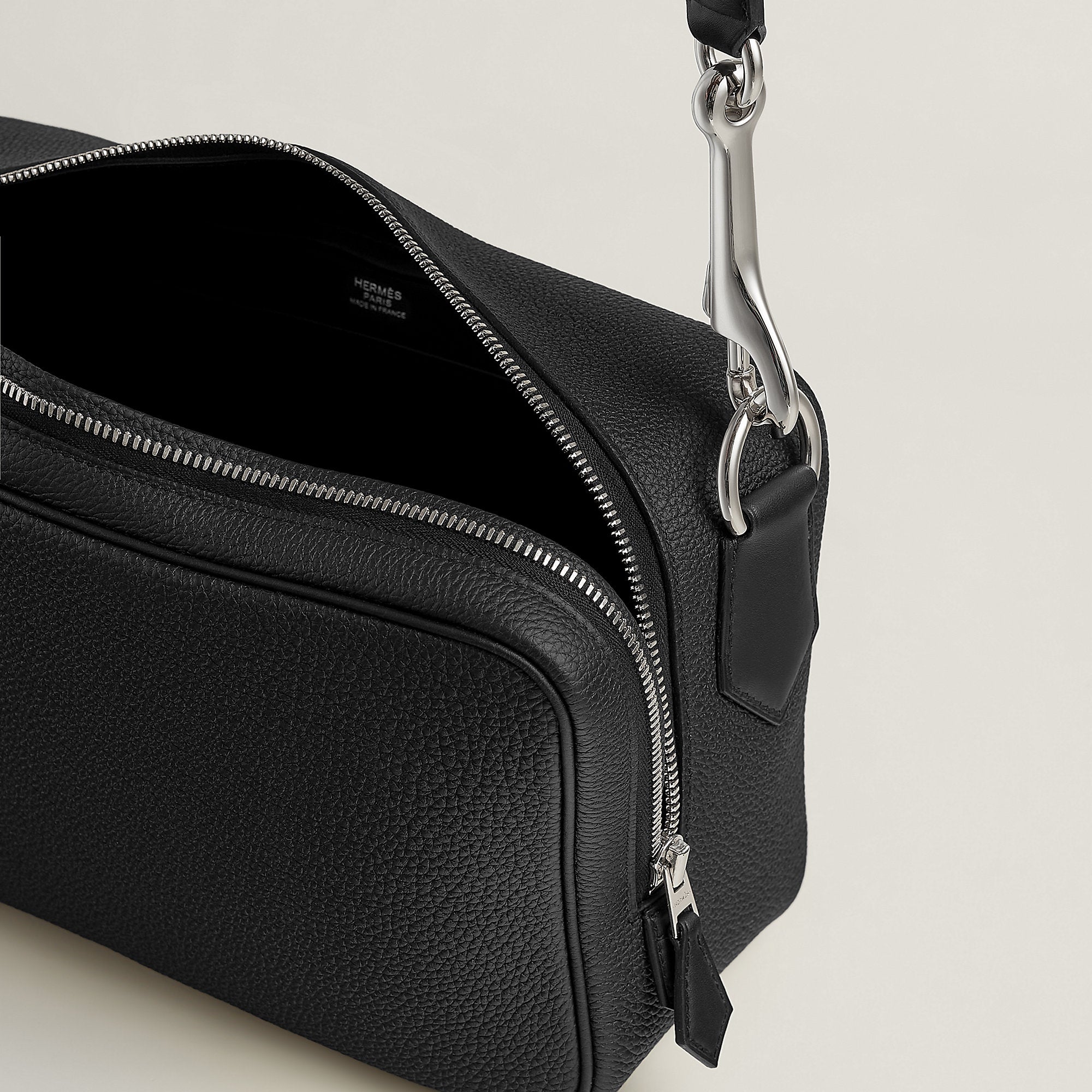  Hermes On Body Mousqueton Bag Noir