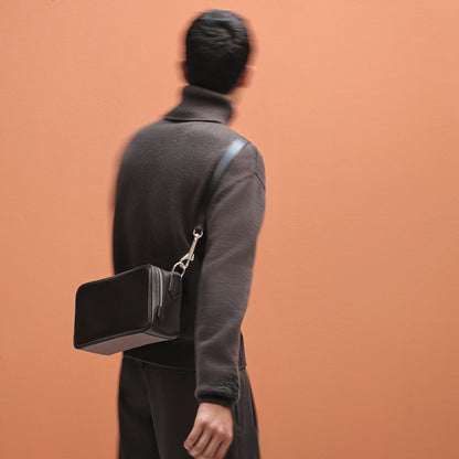  Hermes On Body Mousqueton Bag Noir