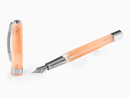 Open Box - Visconti Opera Demo Carousel Cotton Candy Pink Fountain Pen Fine Nib Kp32-05-Fpaf