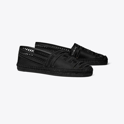 Tory Burch Open Weave Espadrille PERFECT BLACK