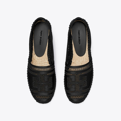 Tory Burch Open Weave Espadrille PERFECT BLACK