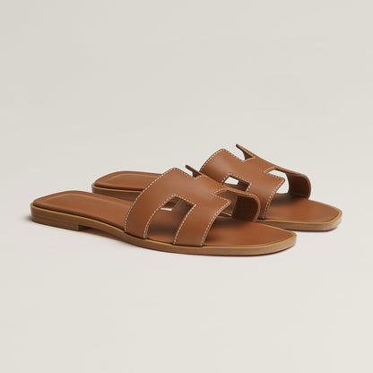  Hermes Oran Sandal Gold