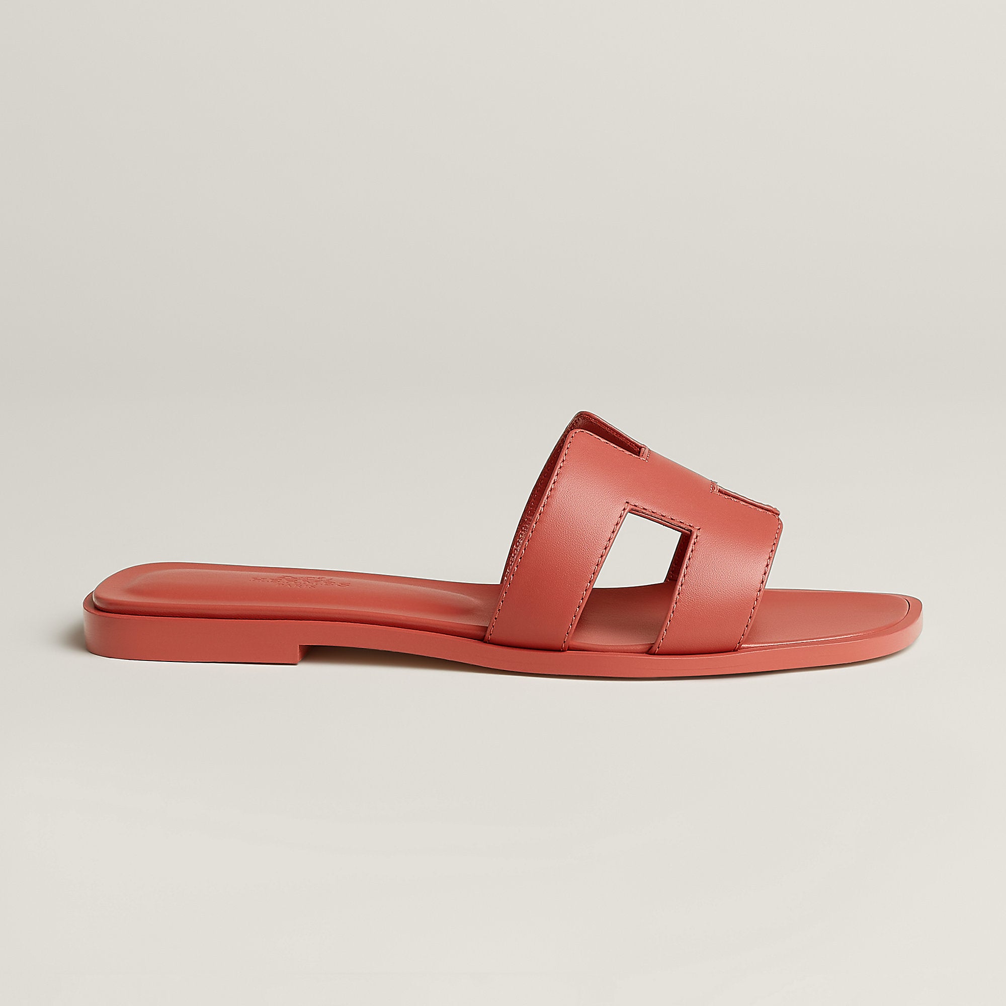  Hermes Oran Sandal Rouge Tomette