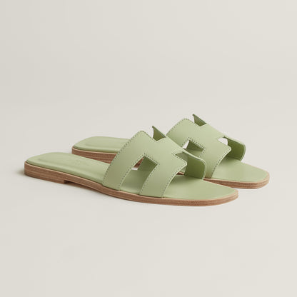  Hermes Oran Sandal Vert De Mer