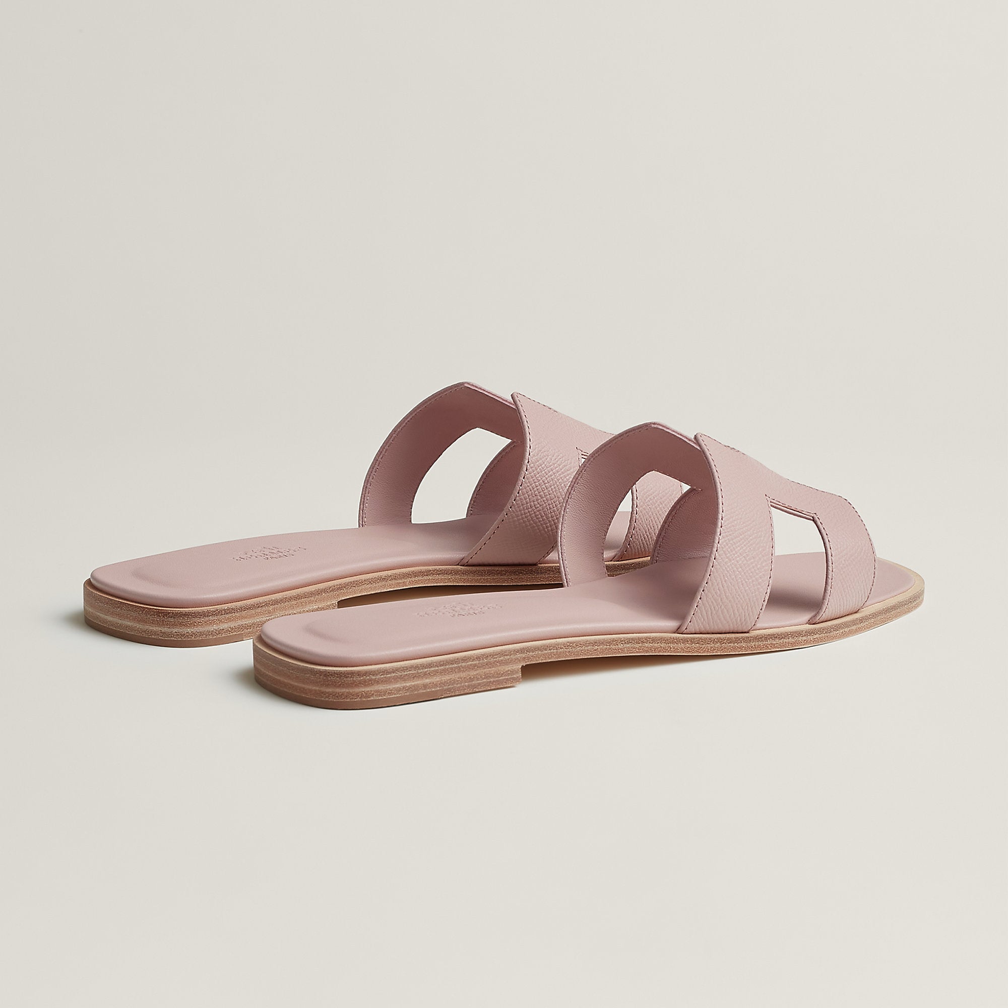  Hermes Oran Sandal Rose Porcelaine
