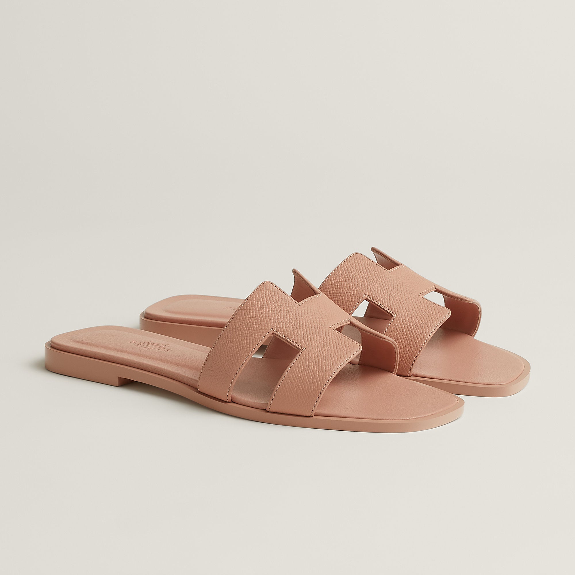  Hermes Oran Sandal Beige Perlino