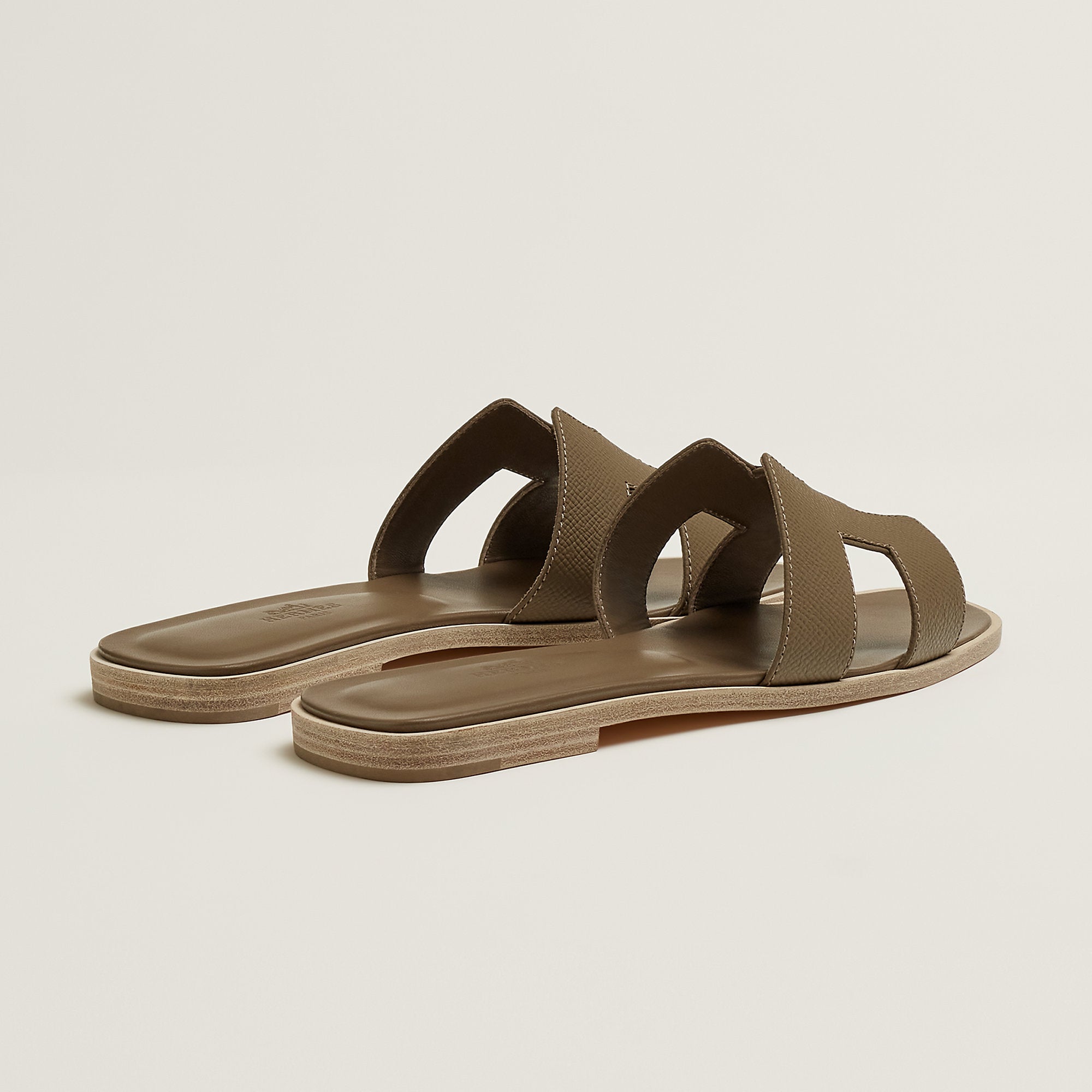  Hermes Oran Sandal Toupe