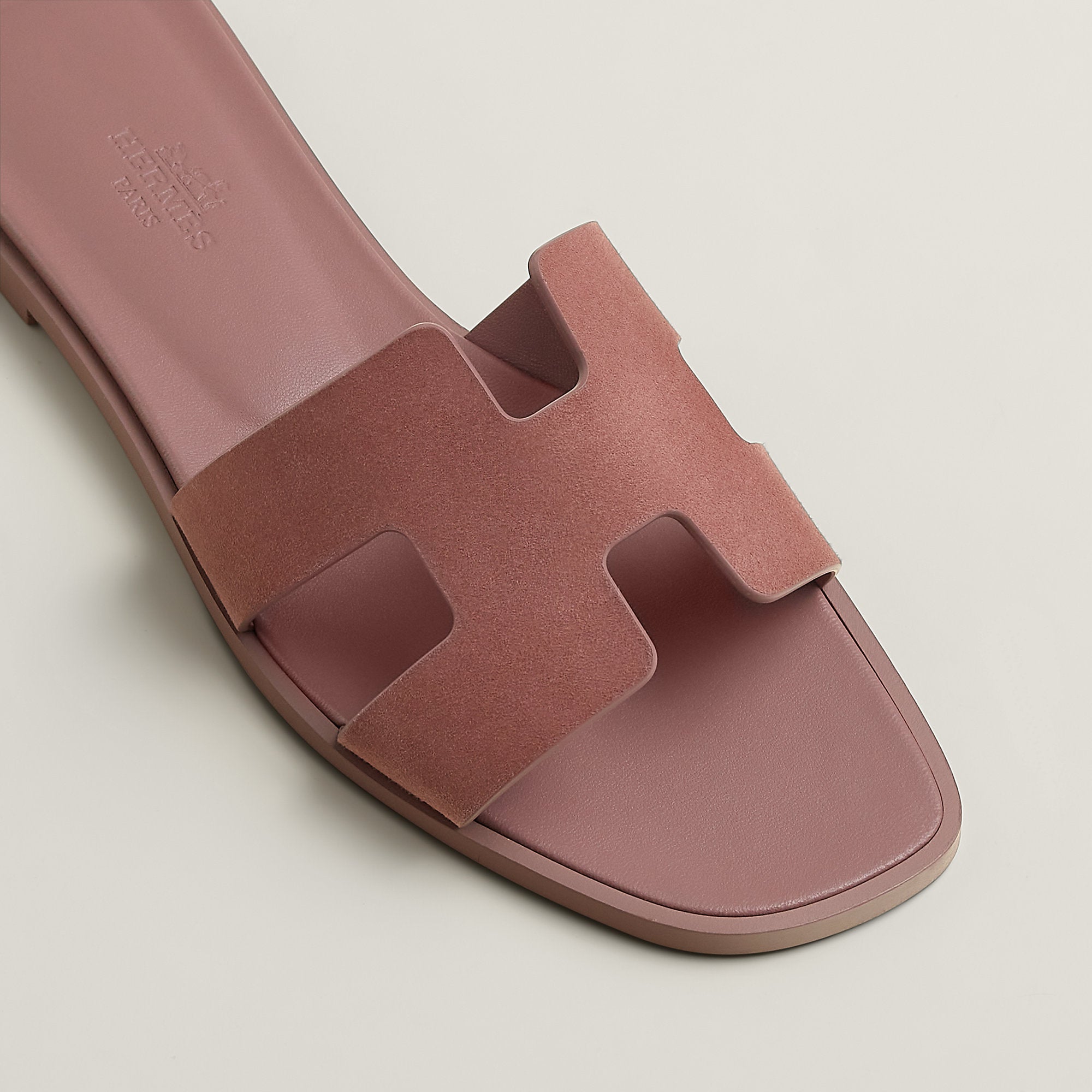  Hermes Oran Sandal Rose Antique