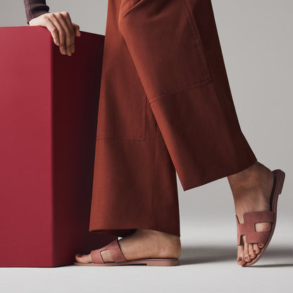 Hermes Oran Sandal Rose Antique