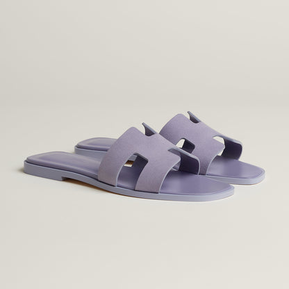  Hermes Oran Sandal Violet Glycine