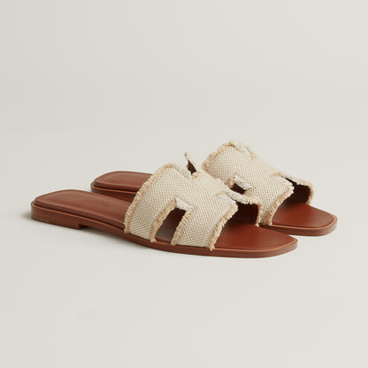  Hermes Oran Sandal Beige