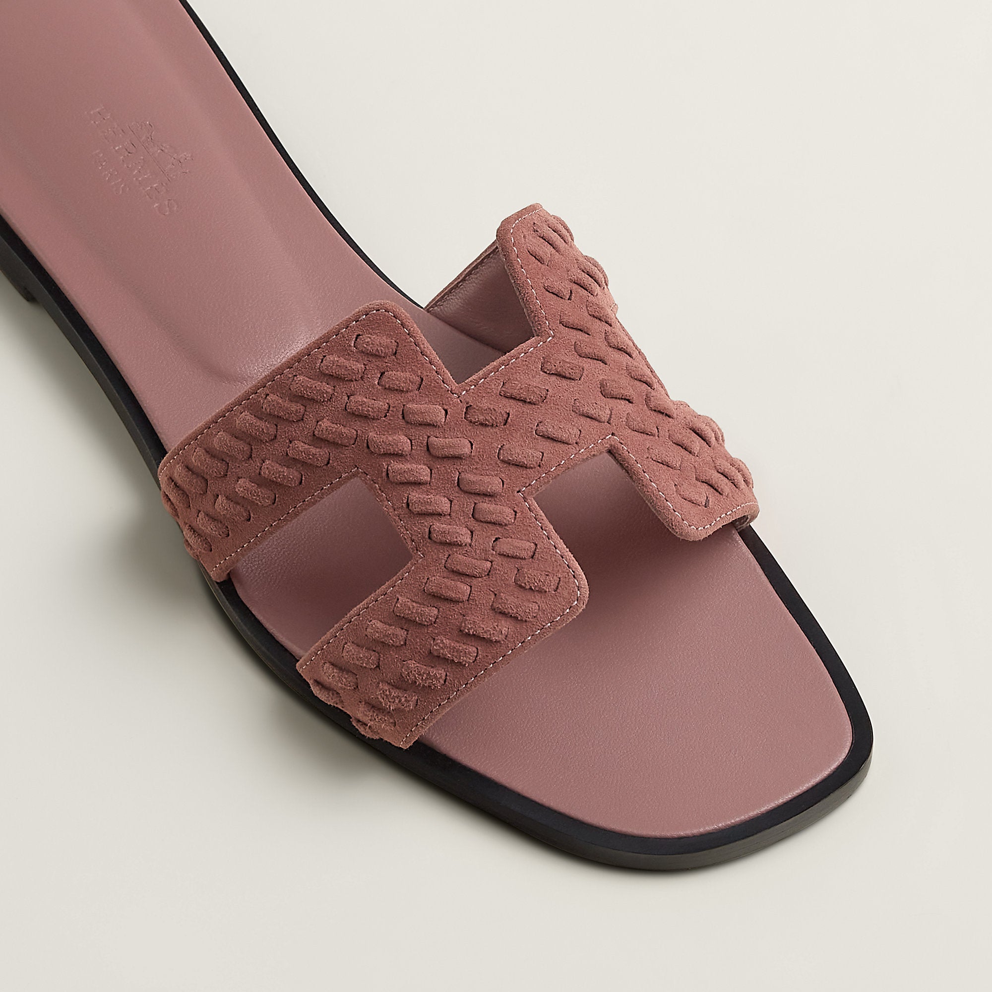  Hermes Oran Sandal Rose Antique