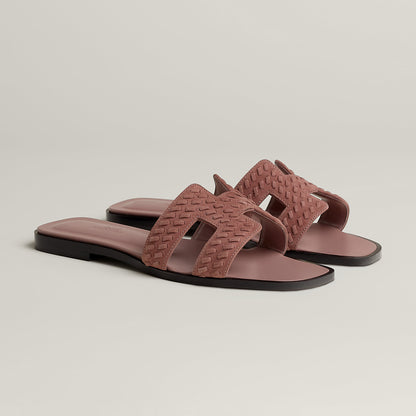  Hermes Oran Sandal Rose Antique