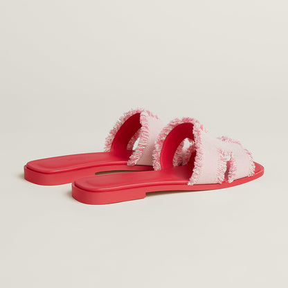  Hermes Oran Sandal Rose Grenade