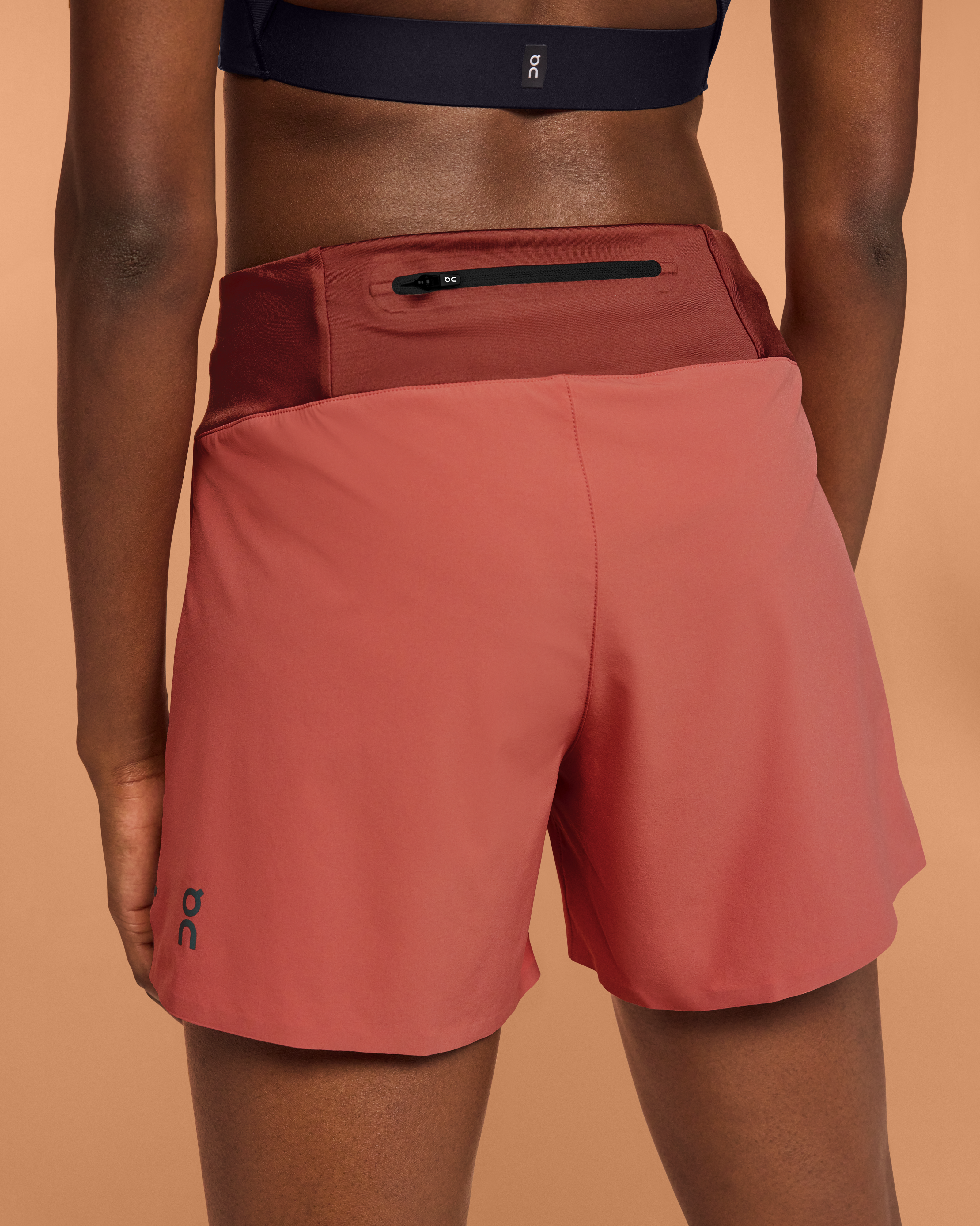on 5" running shorts Auburn | Ruby (Women's)