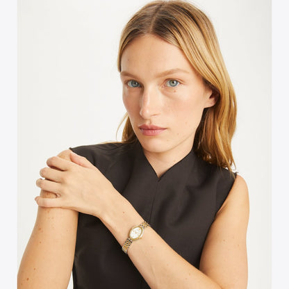 Tory Burch Oval Watch TWO-TONE