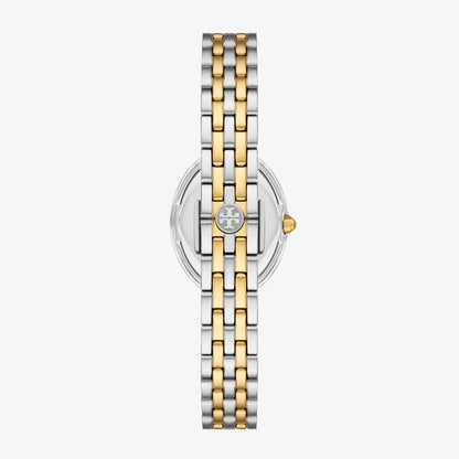 Tory Burch Oval Watch LIGHT PINK TINTED MOP/TWO-TONE