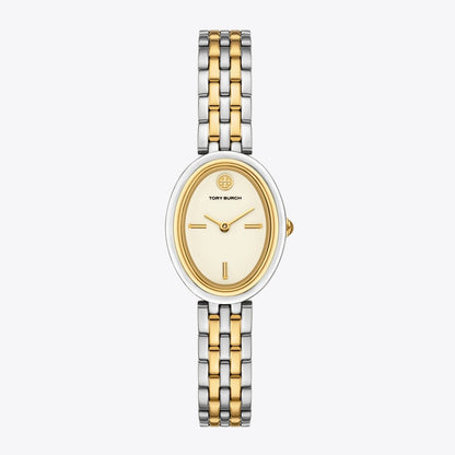 Tory Burch Oval Watch TWO-TONE