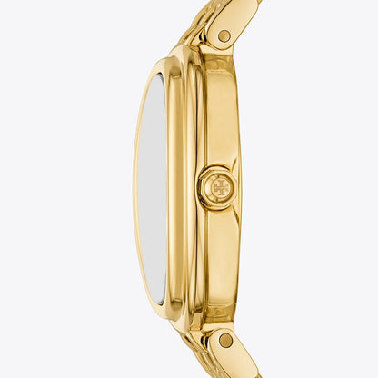 Tory Burch Oval Watch MALACHITE/GOLD