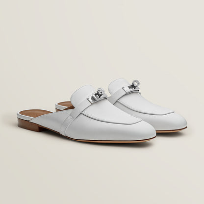  Hermes Oz Mule Blanc