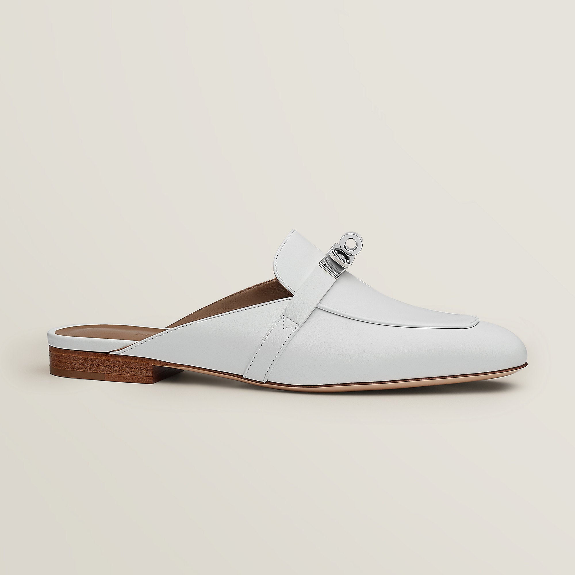  Hermes Oz Mule Blanc