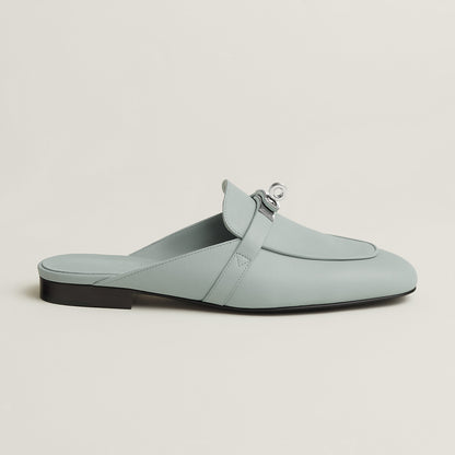  Hermes Oz Mule Bleu Glacier