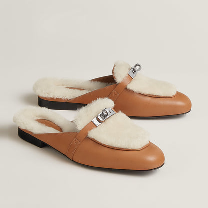  Hermes Oz Mule Naturel